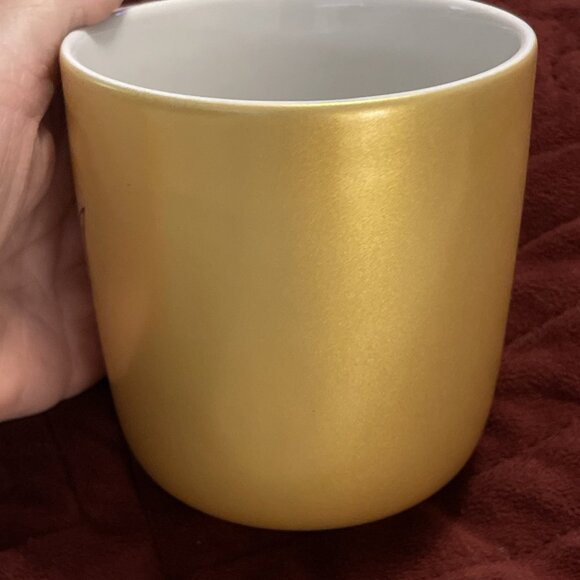 NWT 5/17 Arizona State Sun Devils Coffee Mug 2 Side Logo Iridescent Gold‎ Cup ￼ - Picture 9 of 10